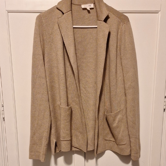 Splendid Tan Blazer Tailored Jacket - Picture 1 of 3